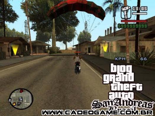 GTA San Andreas - Cadê o Game - Paraquedas na NRG (PC)